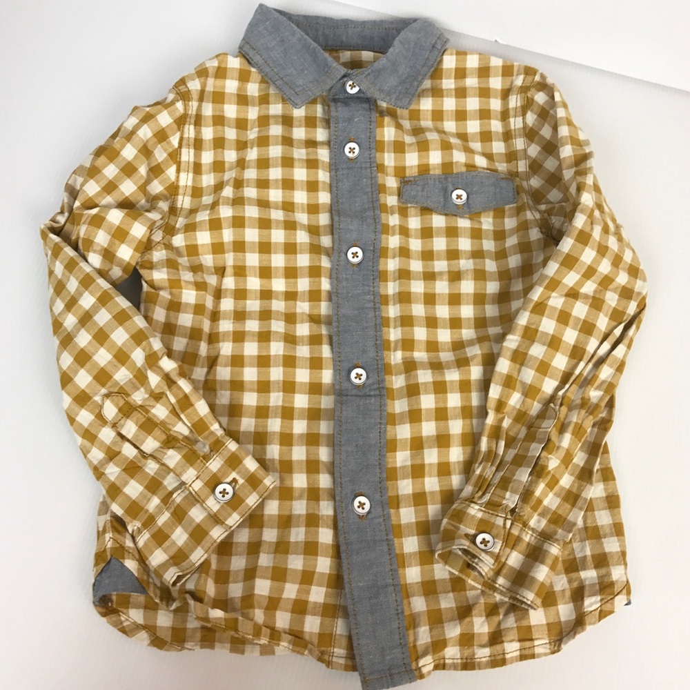 OshKosh B'gosh Gingham Button Down Shirt 5T